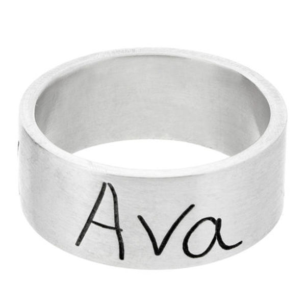 Picture of Engraved Handwriting Ring